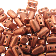 Czech Rulla Beads 3x5mm Crystal Bronze Copper Qty:10g
