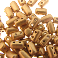 Czech Rulla Beads 3x5mm Crystal Bronze Pale Gold Qty:10g
