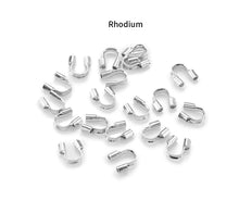 Load image into Gallery viewer, Rhodium Wire Guardians 4.5x4mm Quantity:100
