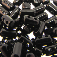 Czech Rulla Beads 3x5mm Jet Qty:10g