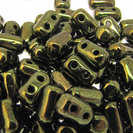 Czech Rulla Beads 3x5mm Jet Red Luster Qty:10g