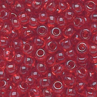 Czech Seedbeads 8/0 Ruby Transparent Qty:23g