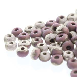 Czech Seedbeads 8/0 Etched Violet Labrador Qty:10g