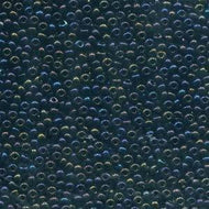 Czech Seedbeads 8/0 Jet Opaque AB Qty: 23g