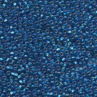Czech Seedbeads 11/0 Dark Aqua Silver Lined AB
