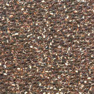 Czech Seedbeads 11/0 Crystal Copper Lined