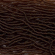 Czech Seedbeads 8/0 Dark Topaz Transparent Qty:39g Strung