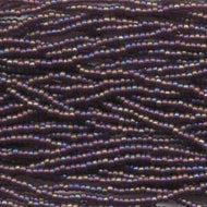 Czech Seedbeads 8/0 Amethyst Transparent Matte AB Qty:35g Strung