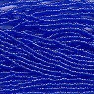 Czech Seedbeads 8/0 Sapphire Transparent AB Qty:38g Strung