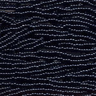 Czech Seedbeads 8/0 Gunmetal Qty:37g Strung