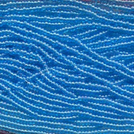 Czech Seedbeads 8/0 Aqua Transparent AB Qty:35g Strung