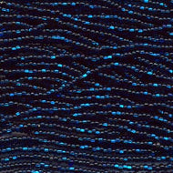 Czech Seedbeads 8/0 Montana Silver Lined Qty:39g Strung