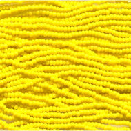 Czech Seedbeads 8/0 Dark Yellow Opaque Qty:41g Strung