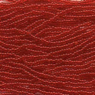 Czech Seedbeads 8/0 Light Ruby Transparent Qty:39g Strung
