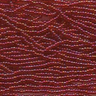 Czech Seedbeads 11/0 Ruby Transparent AB