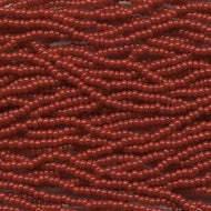 Czech Seedbeads 8/0 Dark Red Opaque Qty:23g