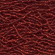 Czech Seedbeads 8/0 Ruby Copper Lined Qty:39g Strung