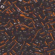 Miyuki Squares 4mm 0005 Dark Topaz Silver Lined *D* Qty:10g
