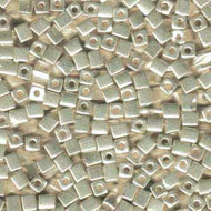 Miyuki Squares 4mm 1051 Galvanized Silver Qty:10g