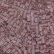 Miyuki Squares 4mm 0142F Smokey Amethyst Matte *D* Qty:10g