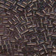 Miyuki Squares 4mm 2648 Amethyst/Sparkling Pewter Color Lined Qty:10g