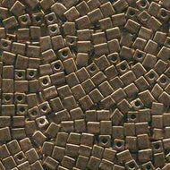 Miyuki Squares 4mm 0457 Dark Bronze Qty:10g