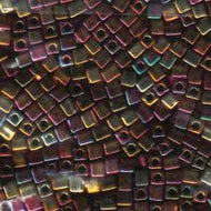 Miyuki Squares 4mm 0462 Gold Iris Qty:10g