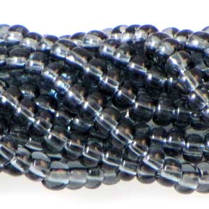 Czech Seedbeads 6/0 Black Diamond Transparent Qty:Approx. 66g