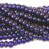 Czech Seedbeads 6/0 Cobalt Transparent Qty:Approx. 67g