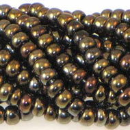 Czech Seedbeads 6/0 Brown Iris Qty:Approx. 73g