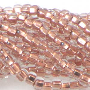 Czech Seedbeads 6/0 Crystal Copper Lined Qty:Approx. 70g