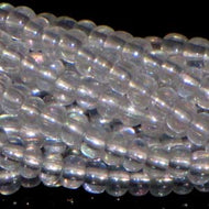 Czech Seedbeads 6/0 Crystal Transparent AB Qty:Approx. 70g
