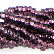 Czech Seedbeads 6/0 Dark Amethyst Silver Lined Qty:Approx. 70g