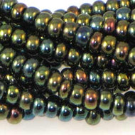 Czech Seedbeads 6/0 Green Iris Qty:Approx. 76g
