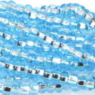 Czech Seedbeads 6/0 Light Aqua Silver Lined Qty:Approx. 69g