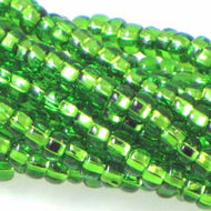 Czech Seedbeads 6/0 Light Green Silver Lined Qty:Approx. 65g