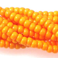 Czech Seedbeads 6/0 Light Orange Opaque Qty:23g