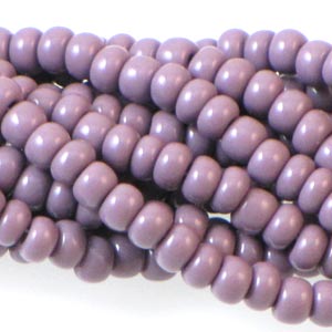 Czech Seedbeads 6/0 Light Purple Opaque Qty:Approx. 71g