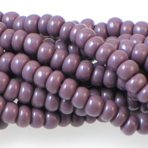 Czech Seedbeads 6/0 Purple Opaque Qty:Approx. 78g