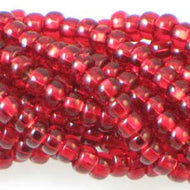 Czech Seedbeads 6/0 Ruby Copper Lined Qty:Approx. 78g