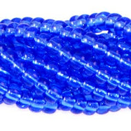 Czech Seedbeads 6/0 Sapphire Transparent Qty:Approx. 69g
