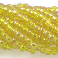Czech Seedbeads 6/0 Yellow Transparent AB Qty:Approx. 62g