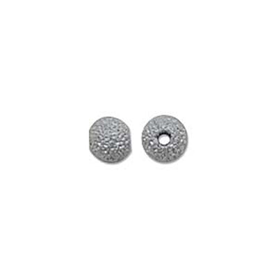 Black Oxide Beads Round Stardust 04mm Qty:48