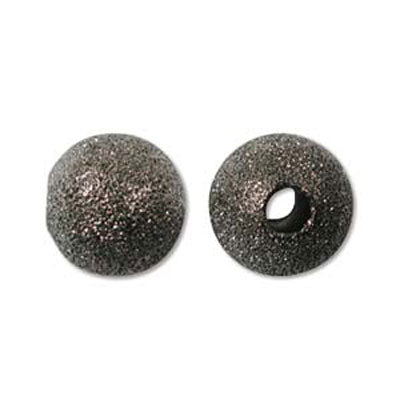 Black Oxide Beads Round Stardust 10mm Qty:12