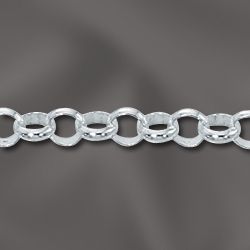 Silver Filled (.925/10) Chain Rolo .9mm Qty:1 ft