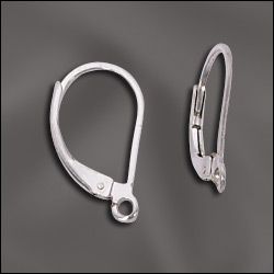 Silver Filled (.925/10) Leverback Earring Hooks Qty:10