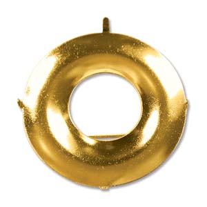 Shower Part Donut Pin Backing 38mm Gold Plate *D* Qty:2
