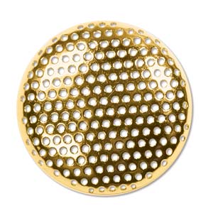 Shower Part Disk 40mm Gold Plate Qty:2
