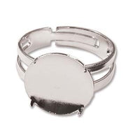 Shower Part Disc Ring 14mm Silver Plate Qty:2 *D*