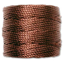 Load image into Gallery viewer, S-Lon Heavy Macramé Cord (Tex 400) Brown Qty: Spool of 35yds
